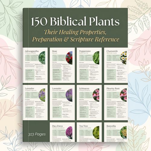 150 Healing Plants: Their Healing Properties, Preparation & Scripture Reference