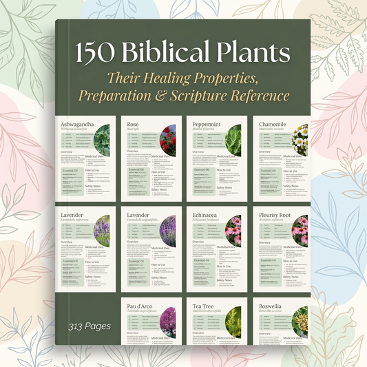 150 Healing Plants: Their Healing Properties, Preparation & Scripture Reference